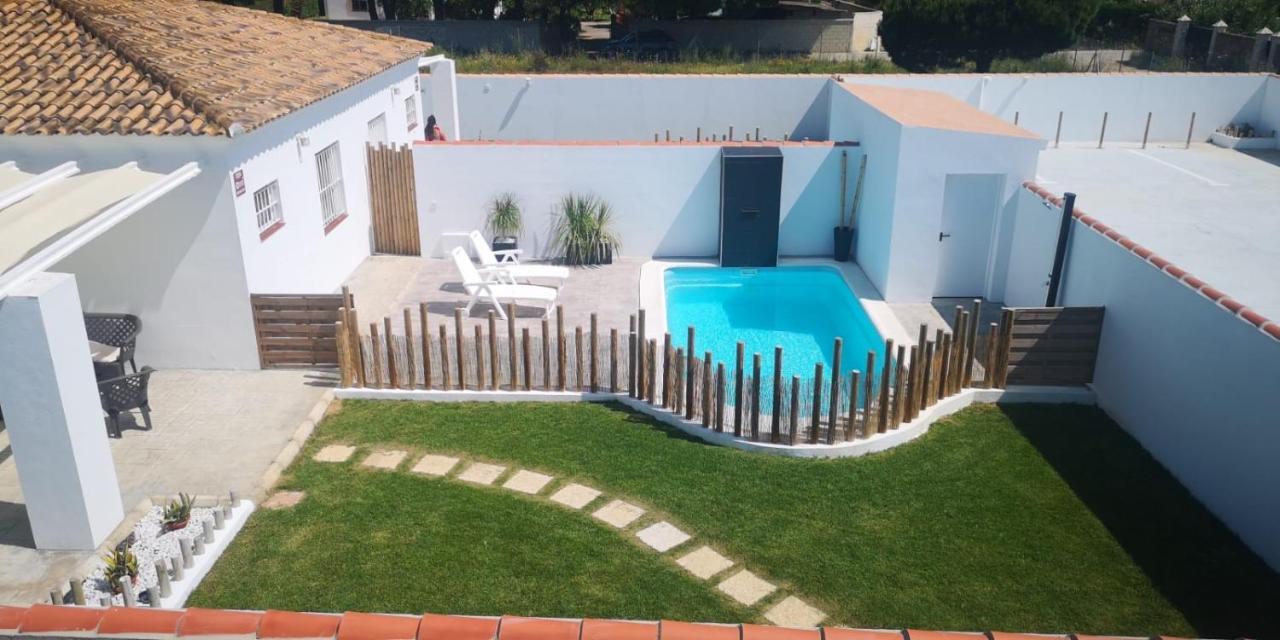 Вилла Palapa Beach , Chalet Con Piscina Privada Y Muy Cerca Del Mar Чиклана-де-ла-Фронтера Экстерьер фото